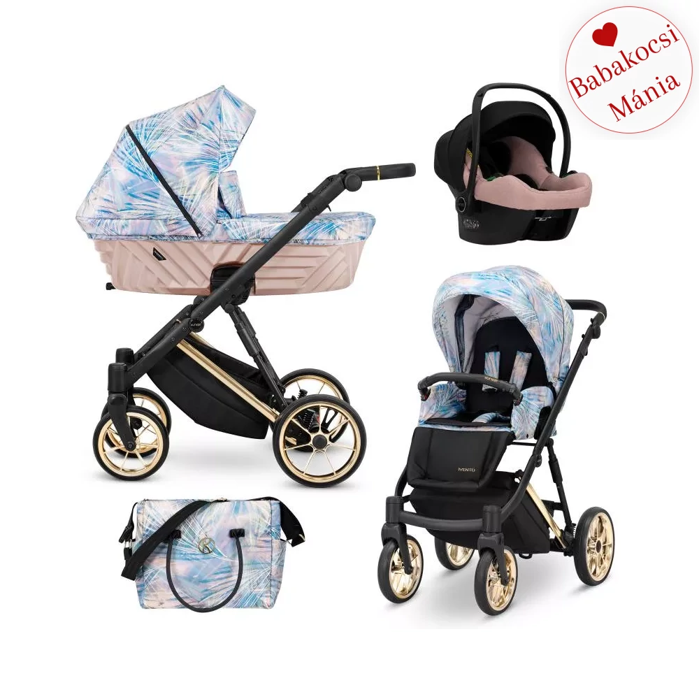 Multifunkciós babakocsi - Kunert Ivento PREMIUM 3in1 - 03 Pastel Grass 