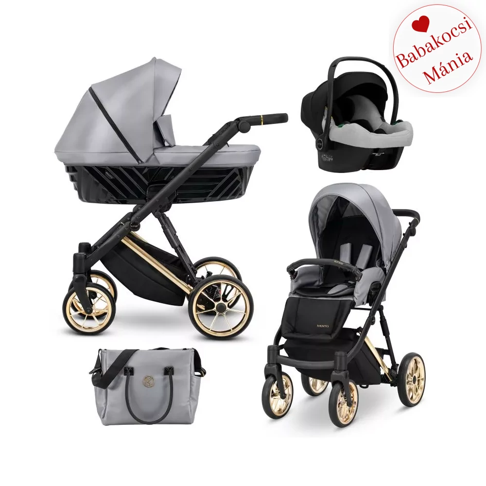 Multifunkciós babakocsi - Kunert Ivento PREMIUM 3in1 - 14 Grey Metalic 