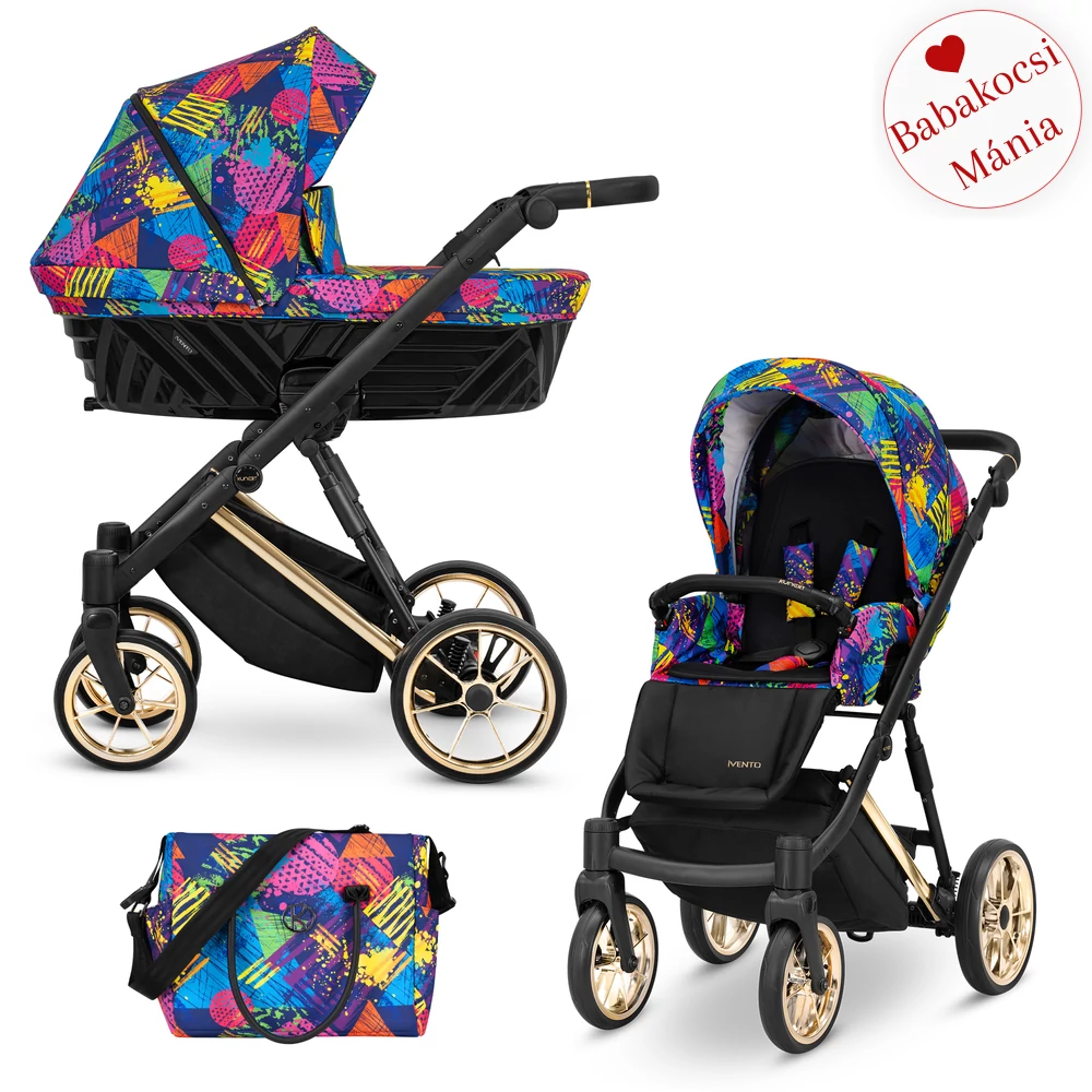 Kunert Ivento PREMIUM többfunkciós alumínium vázas babakocsi: Colors Impresion