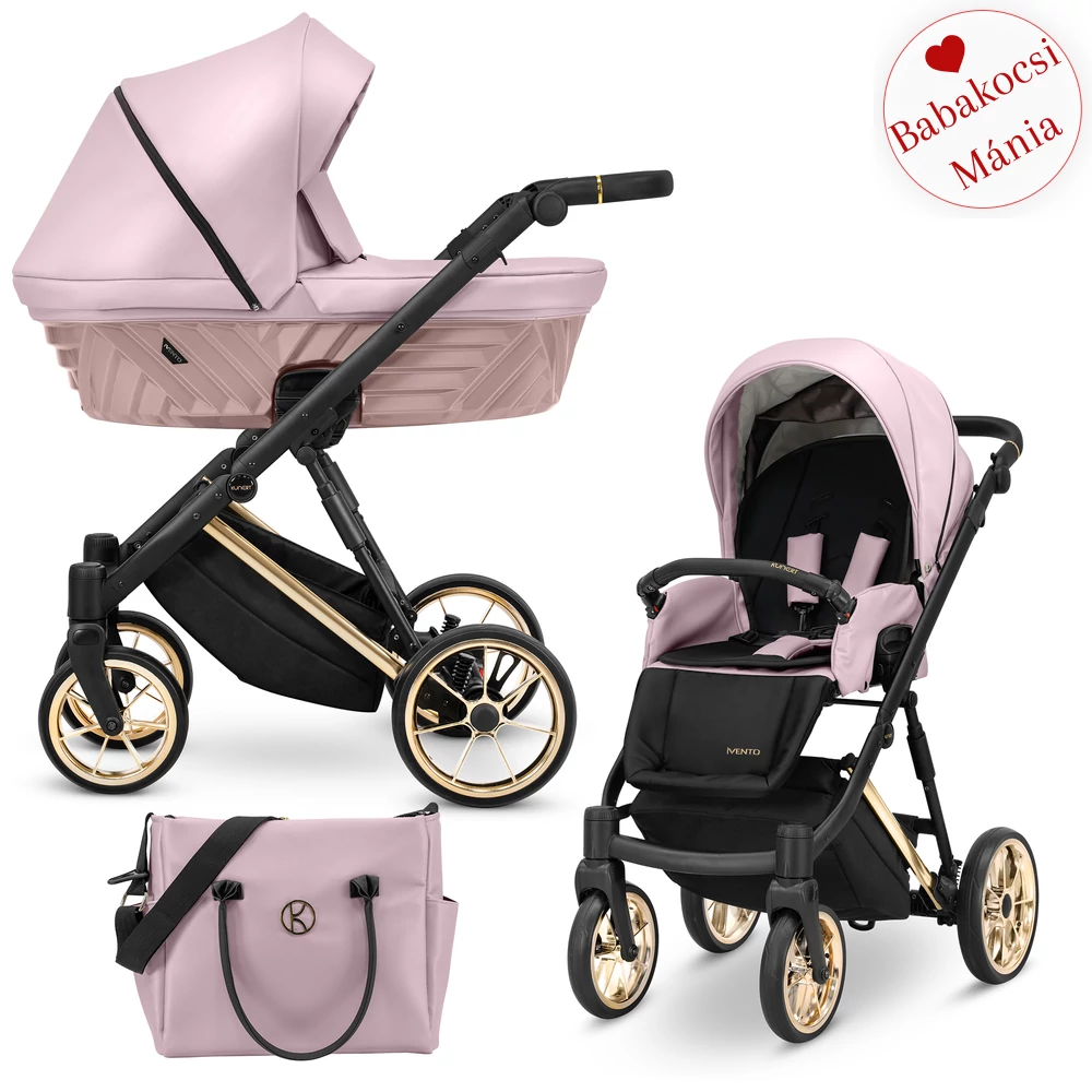 Babakocsi - Kunert Ivento PREMIUM 3in1 - 13 Eco Pink Metalic