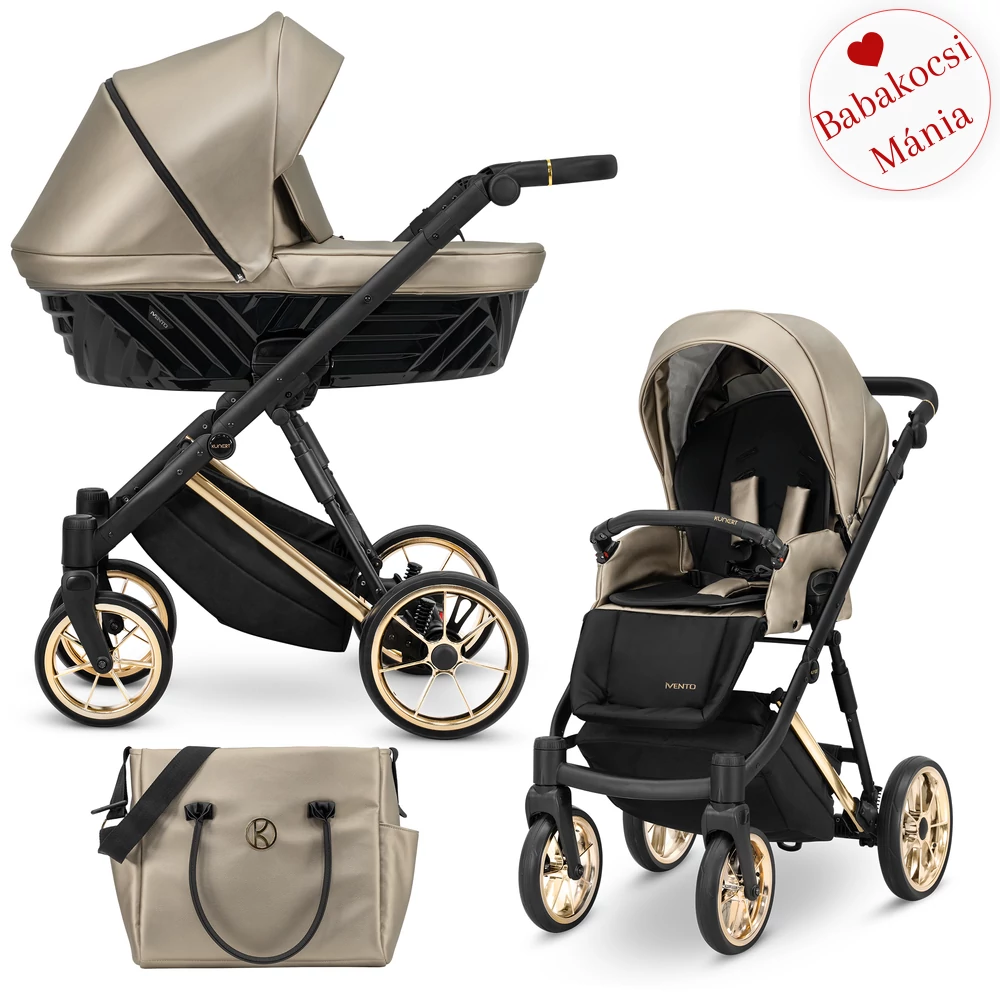 Babakocsi - Kunert Ivento PREMIUM 3in1 - 15 Eco Cappucino Metalic
