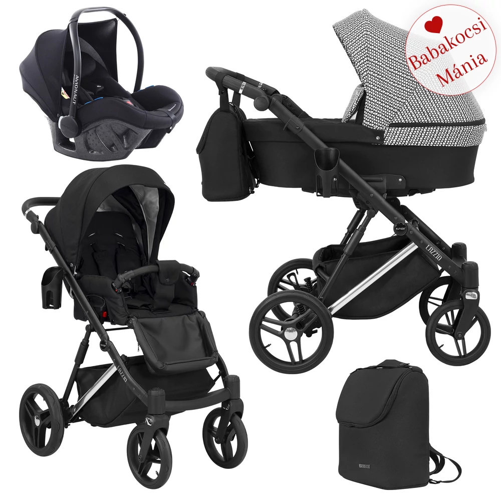 Babakocsi - Kunert Lazzio Premium 3in1 - Silver - 03