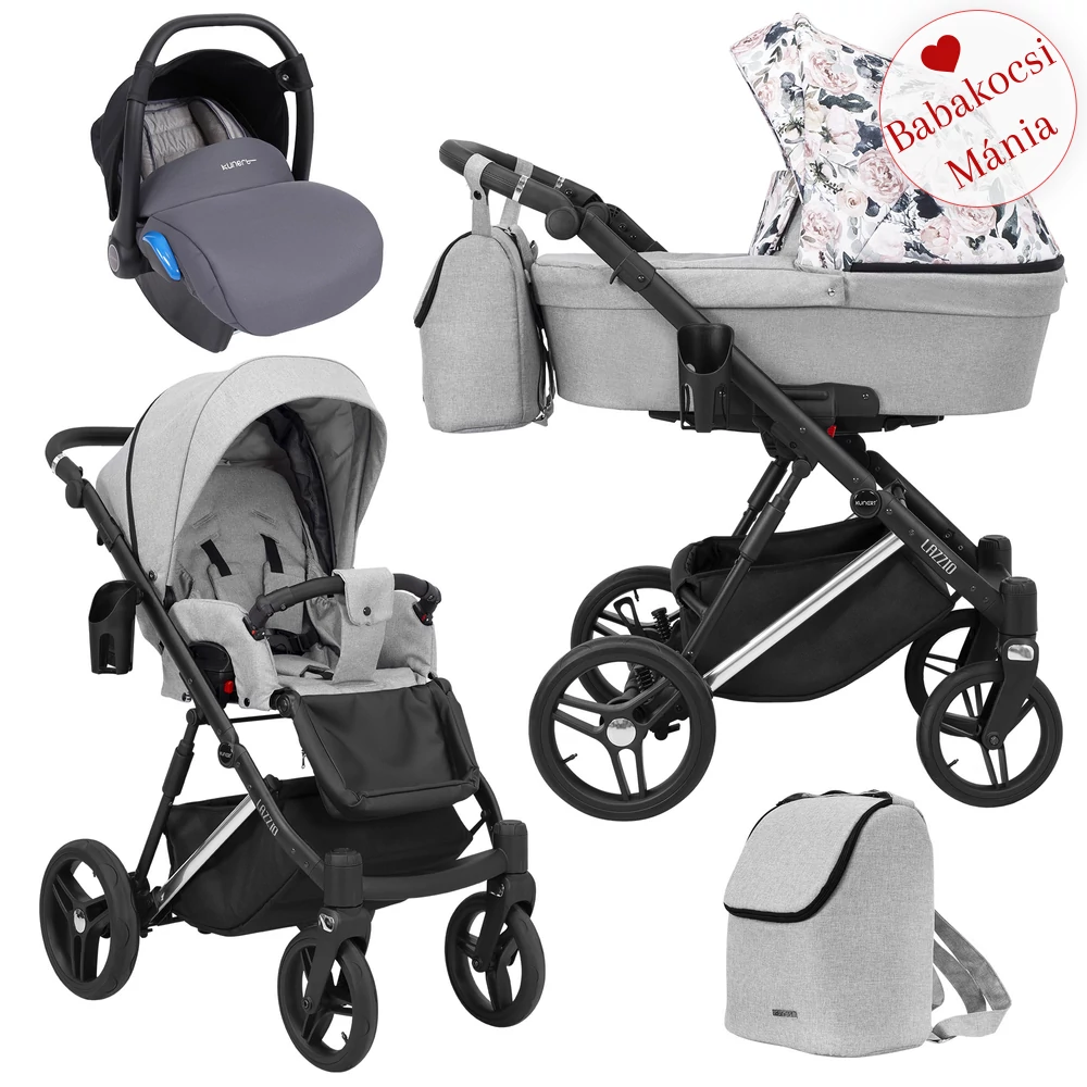 Babakocsi - Kunert Lazzio Premium 3in1 - Silver - 04