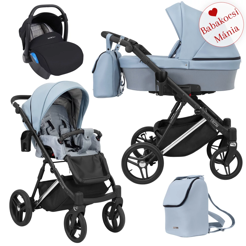 Babakocsi - Kunert Lazzio Premium 3in1 - Silver - 14 Eco