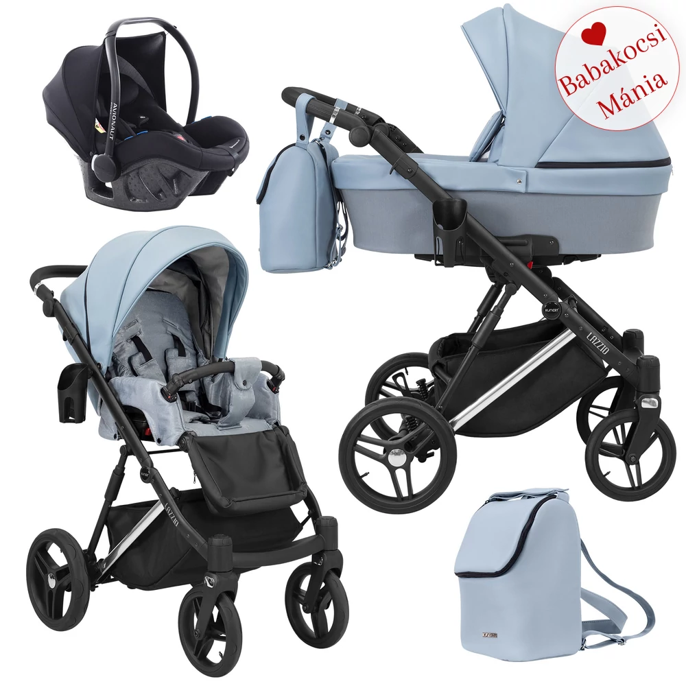 Babakocsi - Kunert Lazzio Premium 3in1 - Silver - 14 Eco