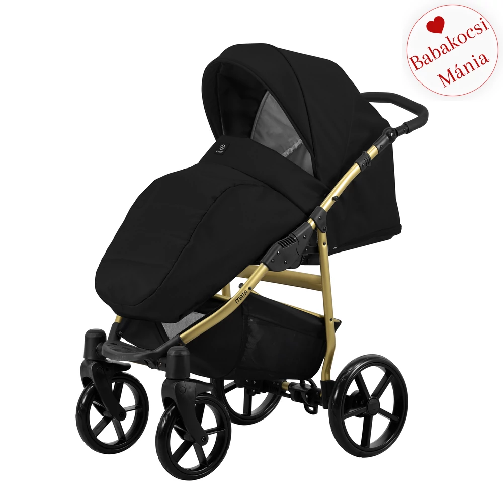 Babakocsi - Kunert Mata 3in1 - 10 - arany vázzal - Trix hordozóval (0-13kg-ig használható)