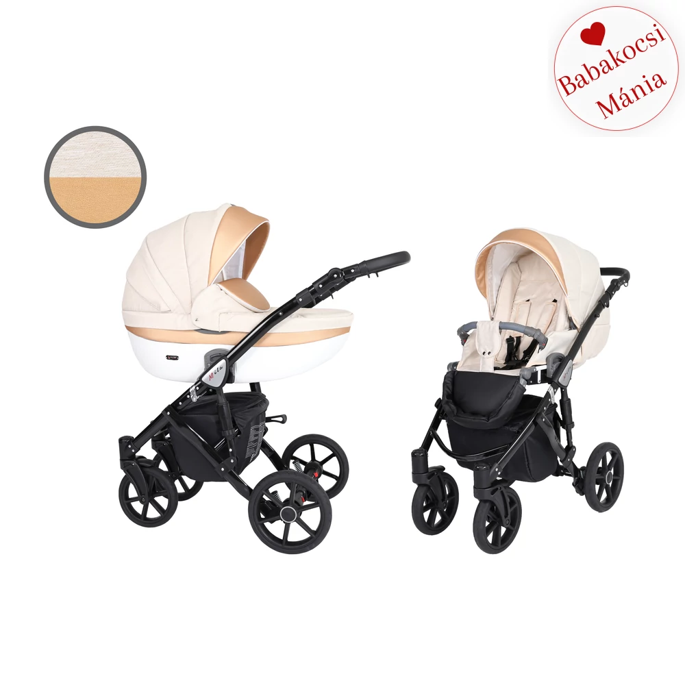 Babakocsi - Kunert Mila 2in1 - Krém-gold