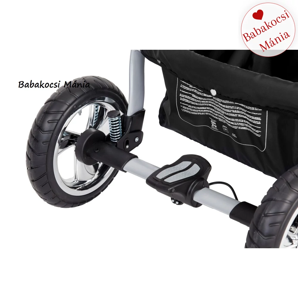 Babakocsi - Kunert Silver 3in1 - kék-fekete