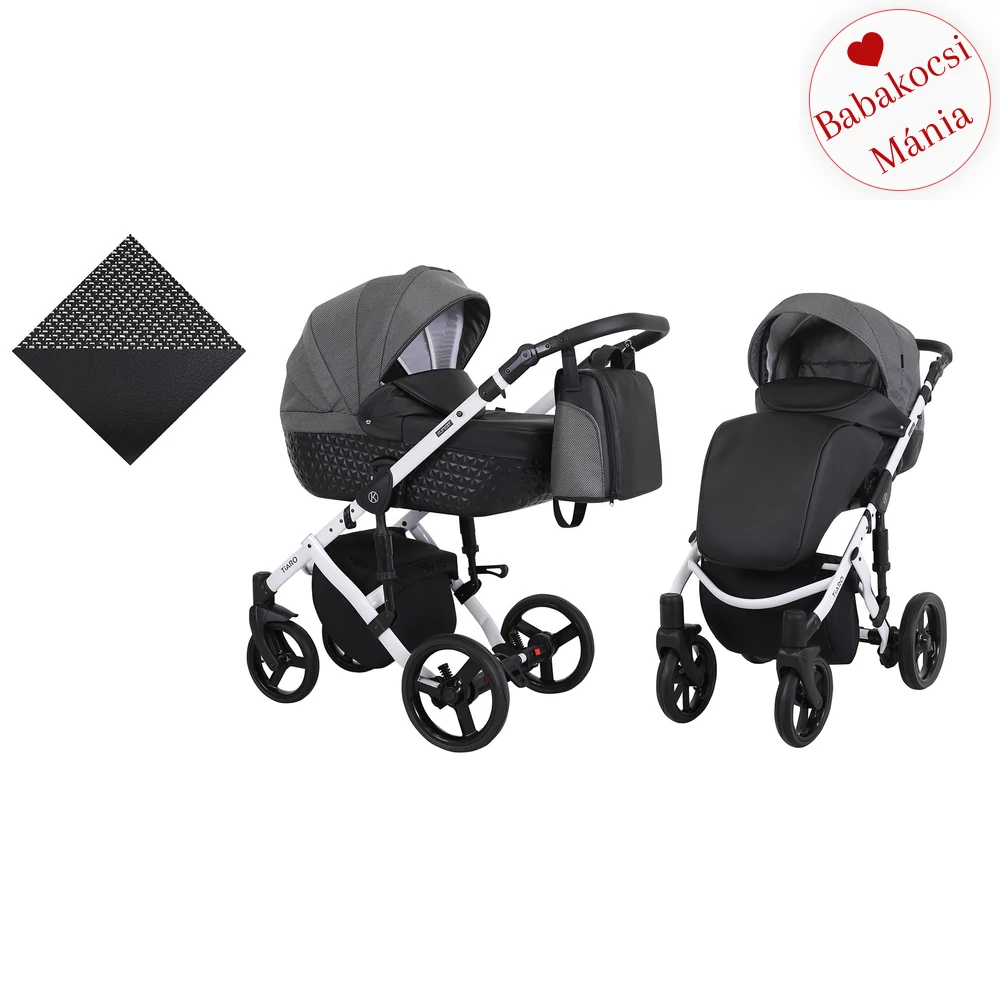 Babakocsi - Kunert Tiaro 2in1 - Fekete-grafit