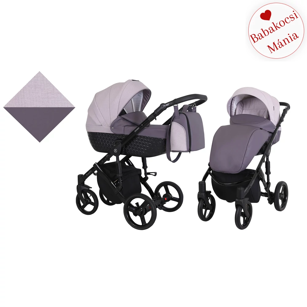 Babakocsi - Kunert Tiaro 2in1 - Lila-drapp