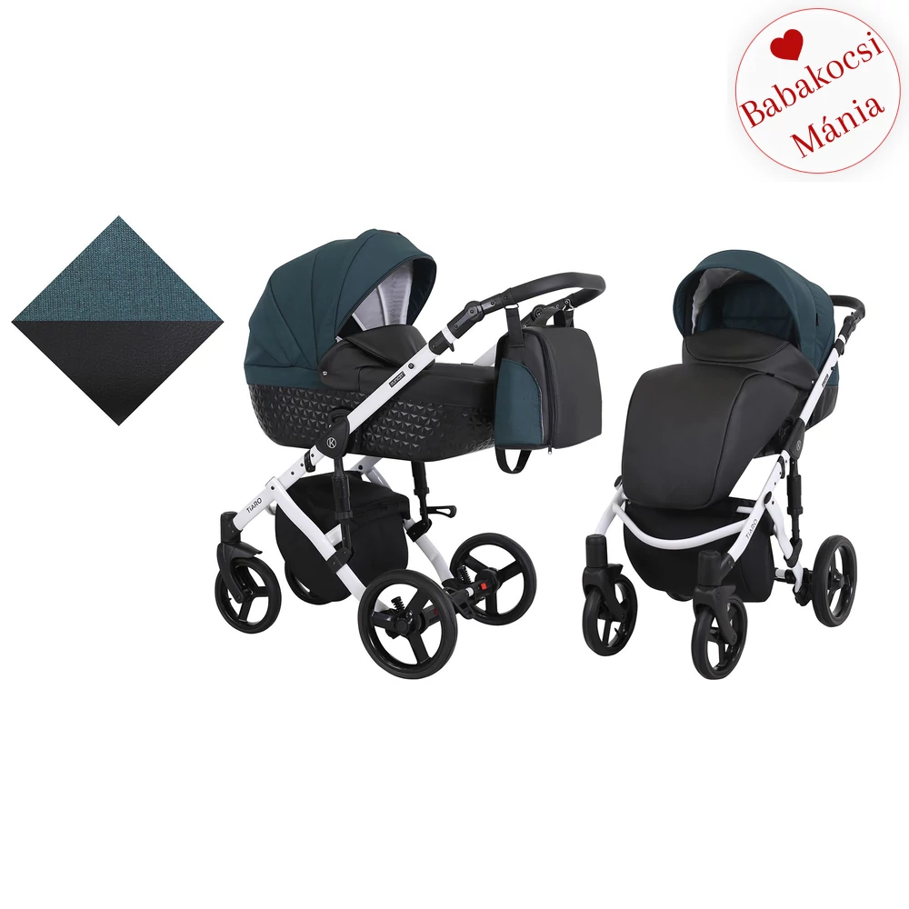 Babakocsi - Kunert Tiaro 2in1 - Fekete-zöld