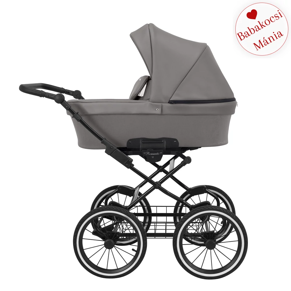 Babakocsi - Kunert Romantic 3in1 - fekete vázzal - 10 eco bőr