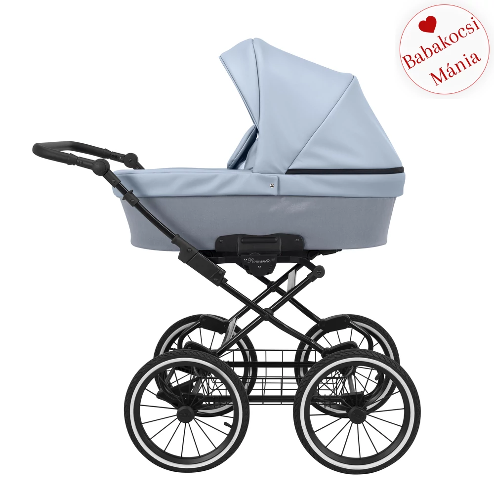 Babakocsi - Kunert Romantic 3in1 - fekete vázzal - 14 eco bőr