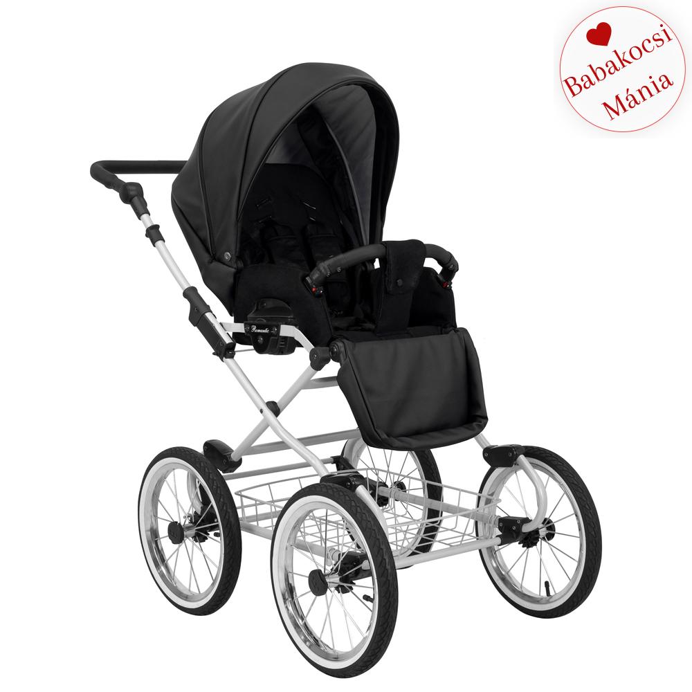 Babakocsi - Kunert Romantic 3in1 - szürke vázzal - 11 eco bőr