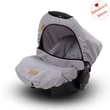Kép 1/3 - Babahordozó autós ülés 0-10 kg-ig - Berry Baby -  szürke
