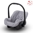 Kép 3/3 - Babahordozó autós ülés 0-10 kg-ig - Berry Baby -  szürke