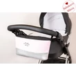 Kép 1/2 - Babakocsira rögzíthető tároló táska és rendező - Berry Baby Comfort - rózsaszín ezüst eco bőr
