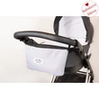 Kép 1/3 - Babakocsira rögzíthető tároló táska és rendező - Berry Baby Comfort - szürke