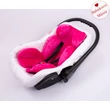 Kép 1/2 - Babahordozó szűkítőbetét - 0-4 hónaposoknak - univerzális - pink minky