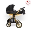 Kép 1/5 - BabyActive alumínium vázas babakocsi: Mommy Glossy - Gold Black
