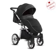 Kép 2/5 - Babakocsi - BabyActive Mommy Glossy 2in1 - SILVER Black