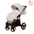 Kép 2/5 - Babakocsi - BabyActive Mommy Gold Magic 2in1 - White