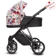 Kép 1/13 - BabyActive alumínium vázas babakocsi: MUSSE Light Rose - szürke vázzal