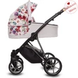 Kép 1/15 - BabyActive alumínium vázas babakocsi: MUSSE Light Rose - szürke vázzal