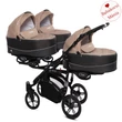 Kép 1/10 - BabyActive ikerbabakocsi hármasikrek számára: Trippy Beige