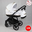 Kép 1/3 - Multifunkciós babakocsi Berry Baby Sojan Nori 3in1 - fehér-arany