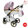 Kép 1/3 - Berry Baby Sojan Xsara multifunkciós babakocsi: pink-fehér