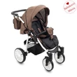 Kép 1/4 - Sportbabakocsi lábzsákkal - Berry Baby Active - Barna len
