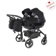 Kép 1/6 - Junama többfunkciós ikerbabakocsi - DIAMOND BASIC DUO - 01 fekete