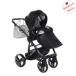 Kép 22/22 - Junama többfunkciós babakocsi - DIAMOND HAND CRAFT GLITTER - Black