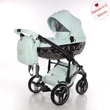 Kép 1/16 - Junama többfunkciós babakocsi - DIAMOND HAND CRAFT - 01 menta színben