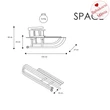 Kép 8/8 - Szánkó - összecsukható Kunert SPACE - piros bundazsákkal