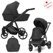 Kép 1/3 - Kunert Arizo alumínium vázas 2in1 babakocsi: Black ECO