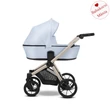 Kép 2/3 - Babakocsi - Kunert Brav 3in1 - 14 Baby Blue Eco - pezsgő vázzal