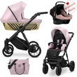 Kép 1/5 - Multifunkciós babakocsi - Kunert Ivento GLAM 3in1 - 20 Pink Metalic
