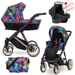 Kép 1/3 - Multifunkciós babakocsi - Kunert Ivento PREMIUM 3in1 - 05 Colors Impresion 