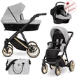 Kép 1/3 - Multifunkciós babakocsi - Kunert Ivento PREMIUM 3in1 - 06 Dove Grey 