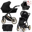 Kép 1/3 - Multifunkciós babakocsi - Kunert Ivento PREMIUM 3in1 - 12 Deep Black  