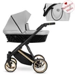 Kép 2/3 - Babakocsi - Kunert Ivento PREMIUM 3in1 - 06 Dove Grey - eco bőr