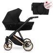 Kép 2/3 - Babakocsi - Kunert Ivento PREMIUM 3in1 - 12 Deep Black