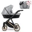 Kép 2/3 - Babakocsi - Kunert Ivento PREMIUM 3in1 - 14 Eco Grey Metalic
