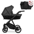 Kép 2/3 - Babakocsi - Kunert Ivento 3in1 - 07 Black Pearl - eco bőr