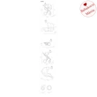 Kép 5/5 - Babakocsi - Kunert Ivento GLAM 3in1 - 18 White Style - textil