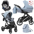 Kép 9/9 - Babakocsi - Kunert Lazzio Premium 3in1 - Silver - 14 Eco