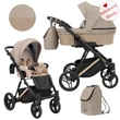 Kép 1/6 - Többfunkciós babakocsi Kunert Lazzio Premium 2in1 - 12 bézs eco-bőr