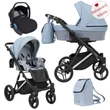 Kép 7/9 - Babakocsi - Kunert Lazzio Premium 3in1 - Silver - 14 Eco
